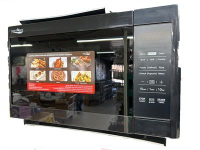 Built In Air Fryer Microwave 1.0 CF EC028ABMR-S1R Black w/Trim Ring Kit