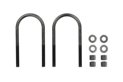 Leaf Spring U-Bolt Kit Round 4.00"W x 11.25"L x 3/4" Diameter Set of Two