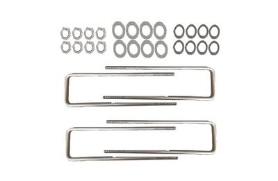 L&amp;H Threaded Rod Corp U-Bolt 5.00&quot;W x 19.00&quot;L x 5/8 Diameter Kit BBK58519
