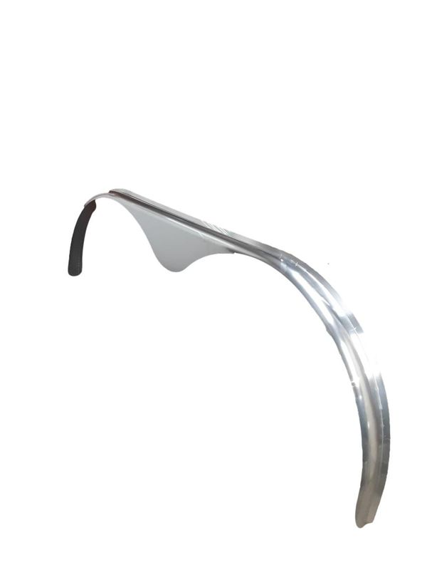 Smooth Aluminum | Tandem Teardrop Fender Flare 72&quot;L x 2 3/4&quot;W x 20&quot;H | for Double Axle Trailer