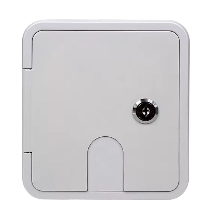 (1803SW) Small Cable Hatch White