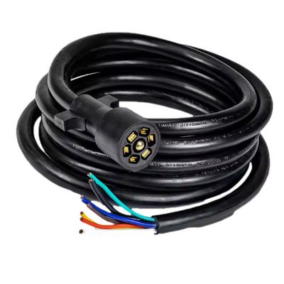 (TC7-25C2) 7 Way Trailer Cord (Bargman) 25ft