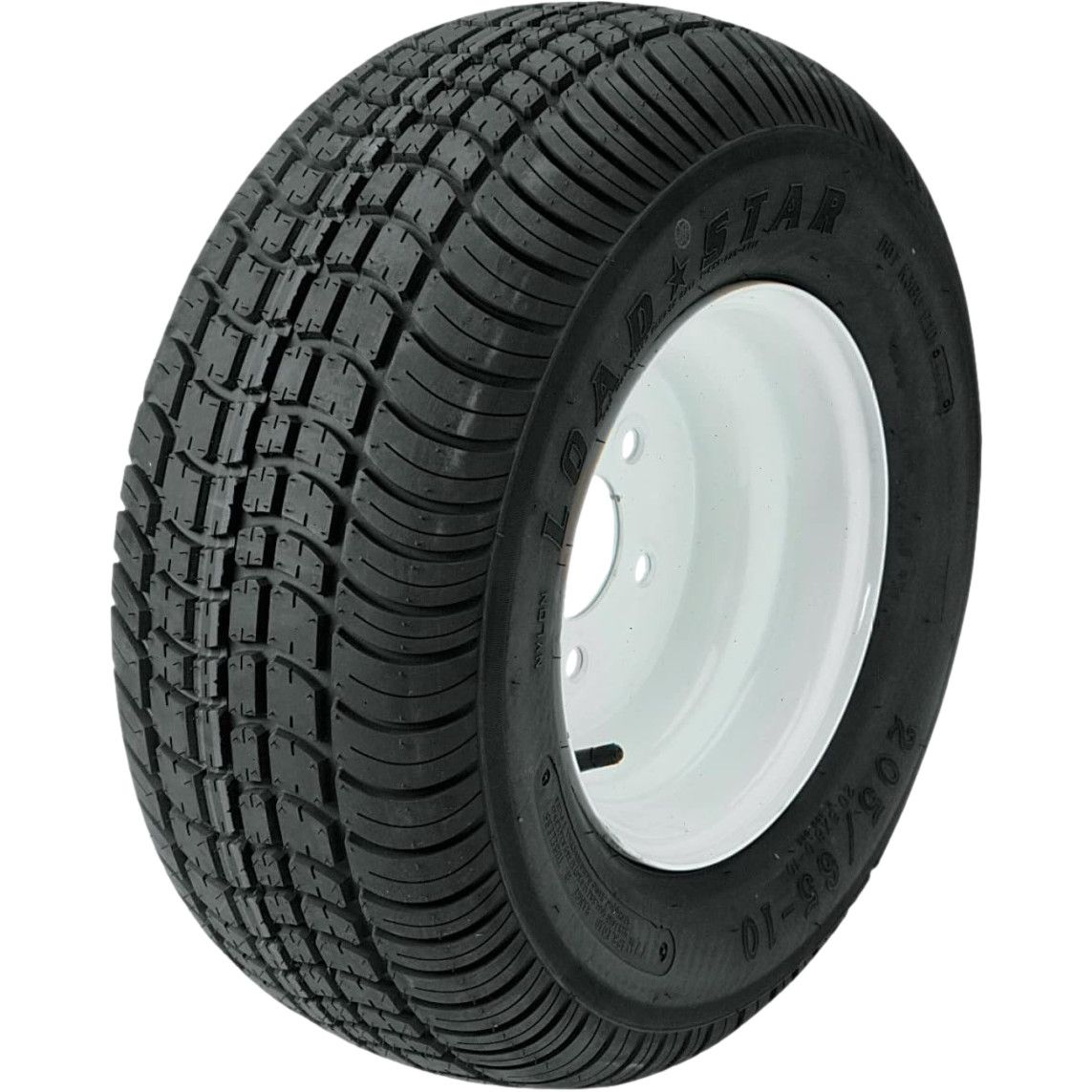 Kenda Loadstar Karrier ST215/60-8 White 4 on 4 LRC - 18.5 x 8.5 x 8