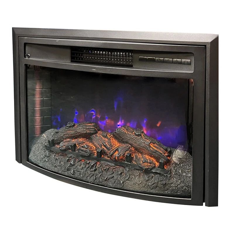 26&quot; Curved Log Set Electric Fireplace (F2026A)