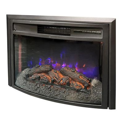 26&quot; Curved Log Set Electric Fireplace (F2026A)