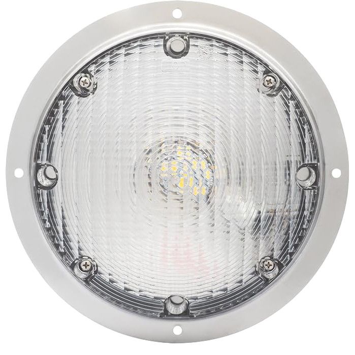 7&quot; LED Round Surface Mount Scare Light | Security Light - Mounting Gasket Included (99141483)