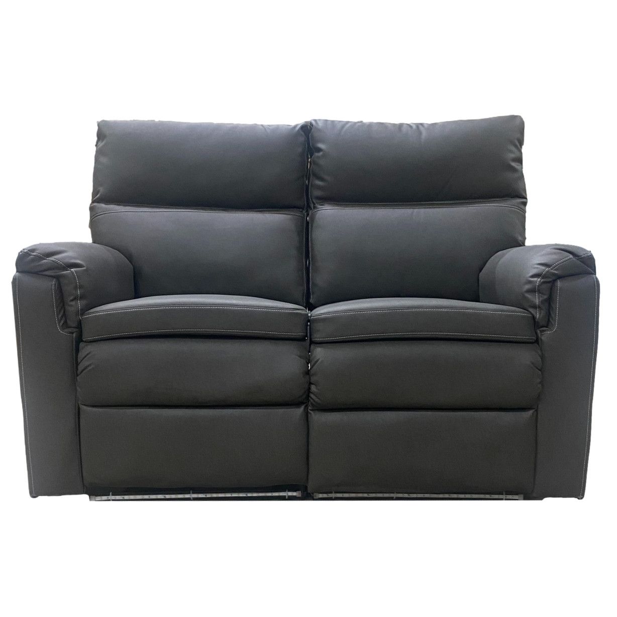 52&quot; Loveseat Recliner Couch Dark Grey