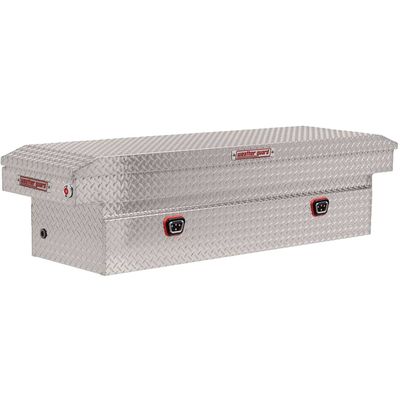 Weather Guard Aluminum Full Standard Saddle Box Aluminum 11.0 Cubic Feet