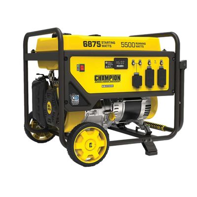 Champion 5500-Watt Portable Generator with CO Shield Carbon Monoxide Protection