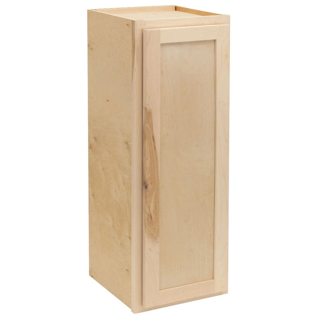 Wall Cabinet 15&quot; x 30&quot; x 12&quot; - Raw Maple