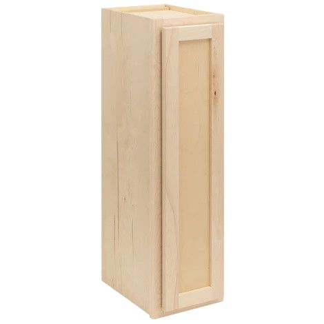 Wall Cabinet 12&quot; x 42&quot; x 12&quot; - Raw Maple