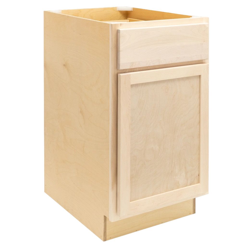 Base Cabinet 15&quot; - Raw Maple