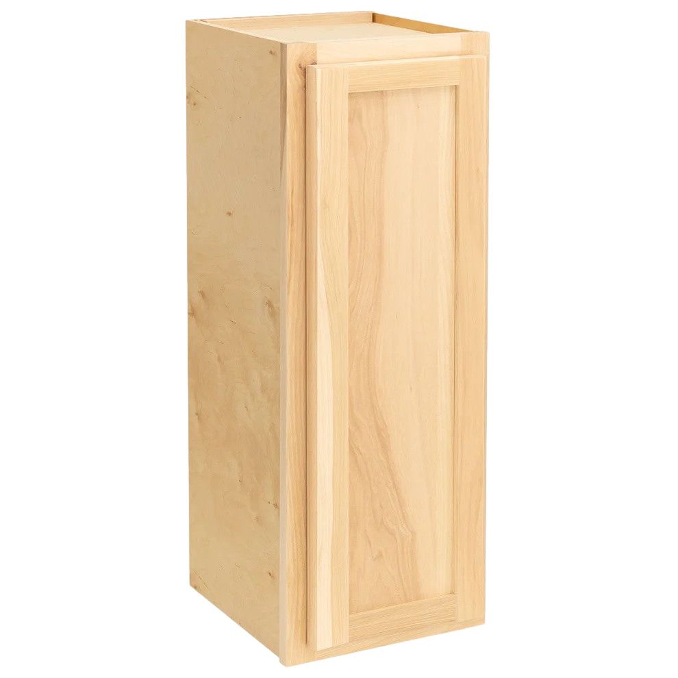 Wall Cabinet 15&quot; x 30&quot; x 12&quot; - Raw Hickory