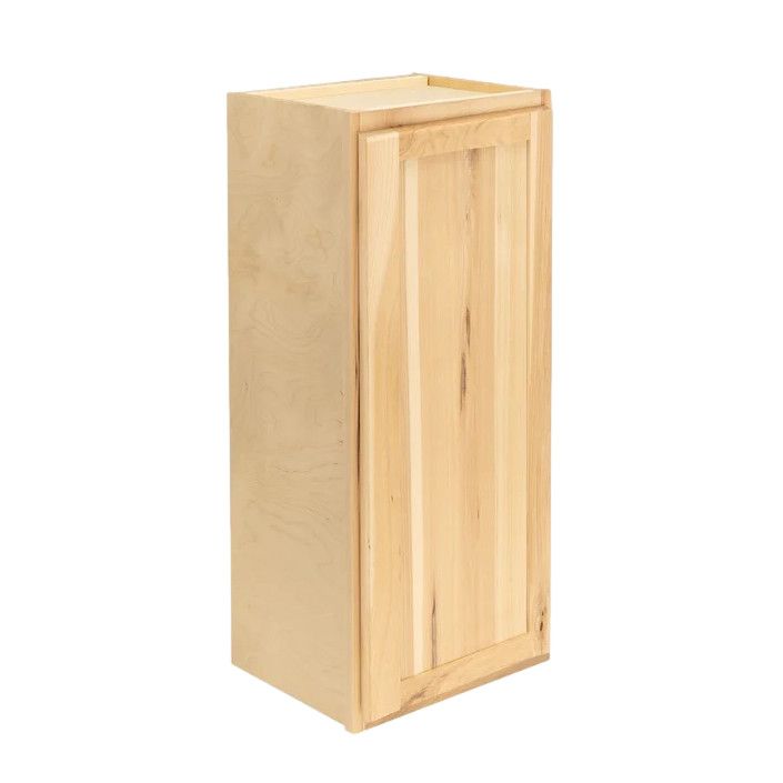 Wall Cabinet 18&quot; x 30&quot; x 12&quot; - Raw Hickory