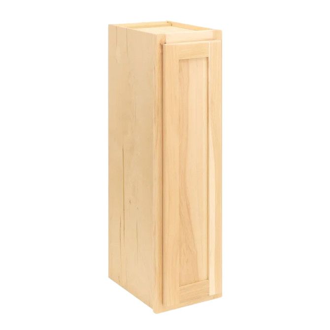 Wall Cabinet 12&quot; x 42&quot; x 12&quot; - Raw Hickory