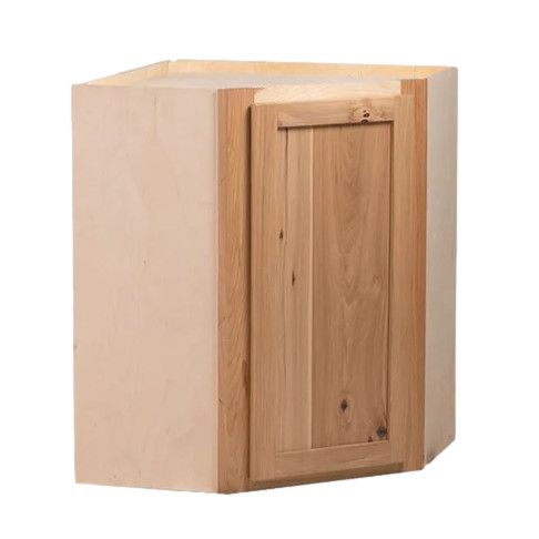 Wall Corner Cabinet 24&quot; x 42&quot; x 12&quot; - Raw Hickory