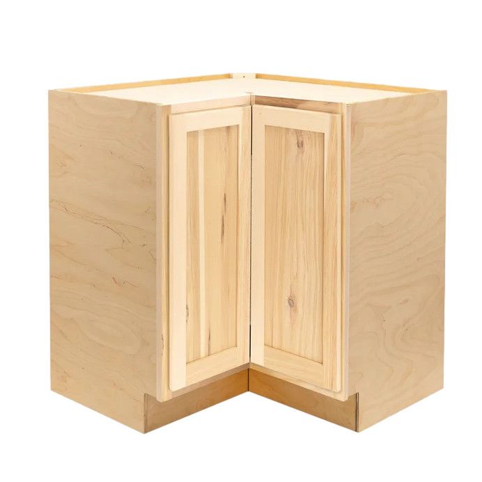 36&quot; Lazy Susan Base Cabinet - Raw Hickory