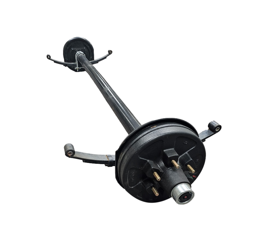 Lippert 5200# Straight Brake Axle | Underslung Springs | 6 Lug on 5.5&quot; Bolt Pattern |  Multiple Sizes Available, Size: 60&quot; Hubface 46&quot; Spring Center
