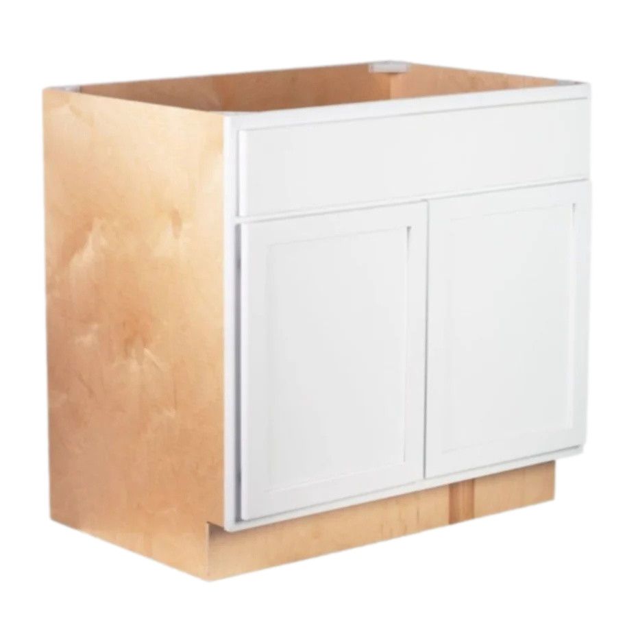 36&quot; Sink Base Cabinet - Pure White