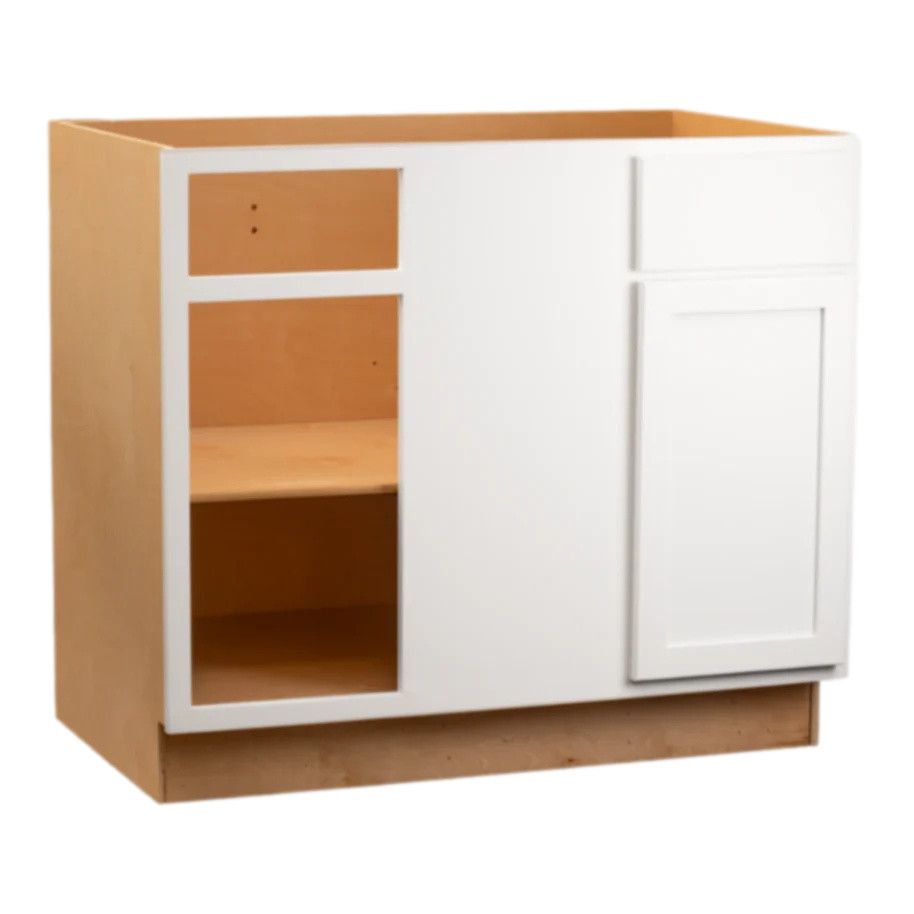 Blind Base Corner Cabinet 42&quot; - Pure White