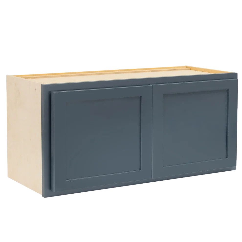 Wall Microwave Cabinet 30&quot; x 24&quot; x 12&quot; - Needle Point Navy