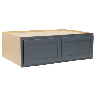 Wall Refrigerator Cabinet 36&quot; x 24&quot; x 24&quot; - Needle Point Navy