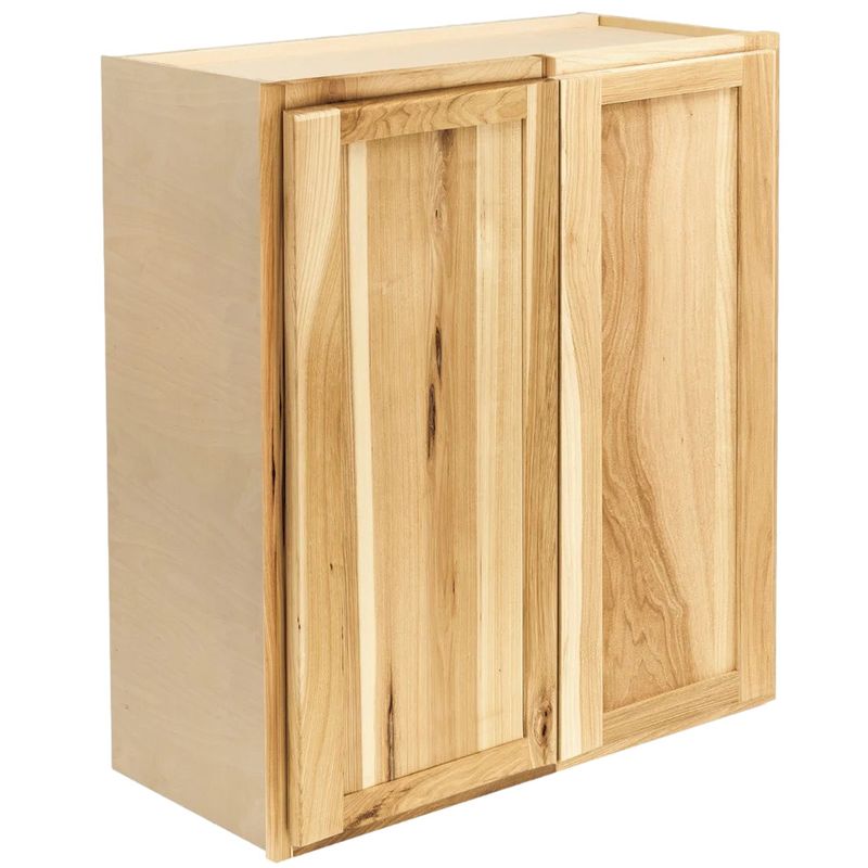 Wall Cabinet 36" x 42" x 12" - Rustic Hickory