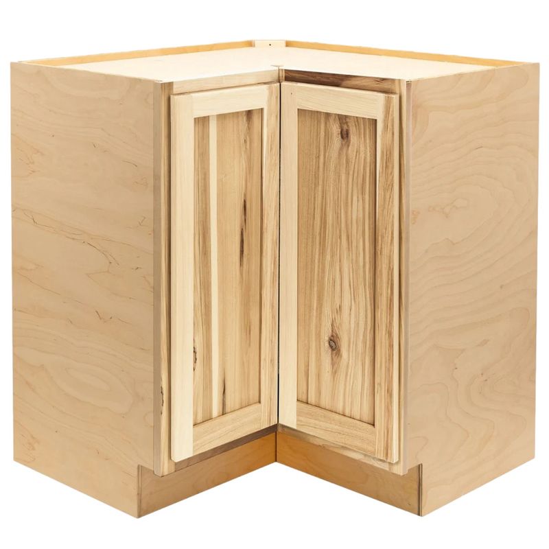 36" Lazy Susan Base Cabinet - Rustic Hickory