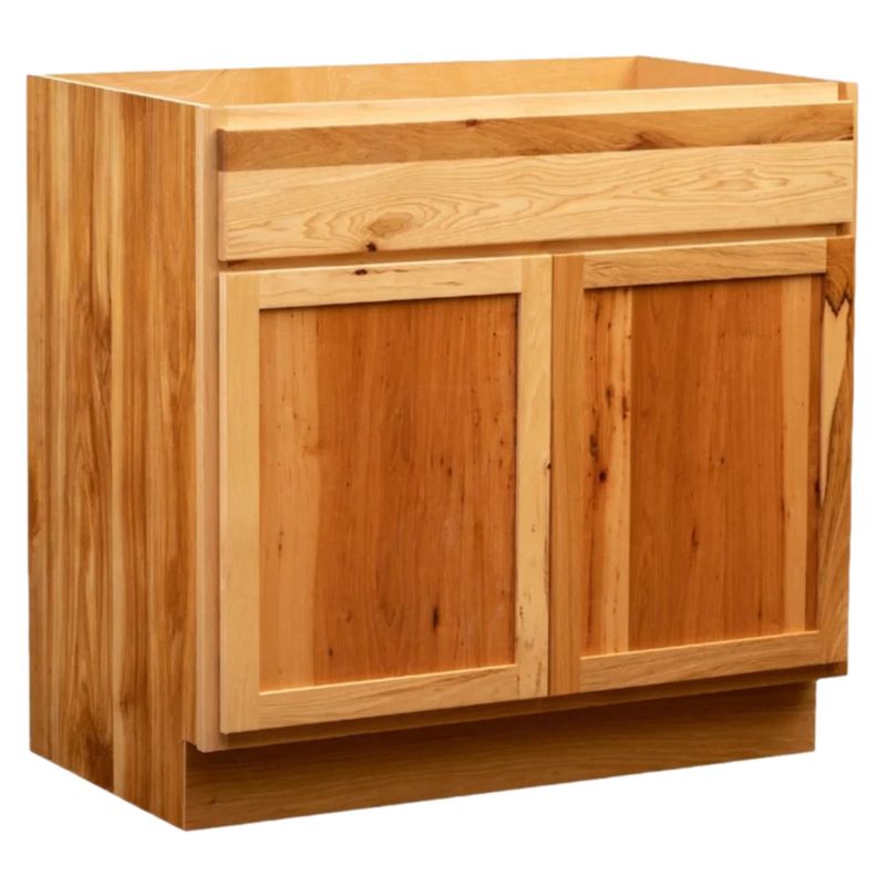 36" Sink Base Cabinet - Rustic Hickory
