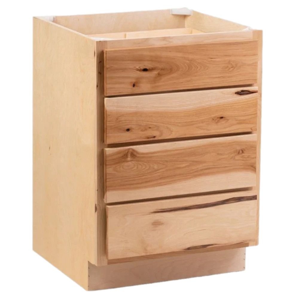 4 Drawer 18&quot; Base Cabinet - Rustic Hickory