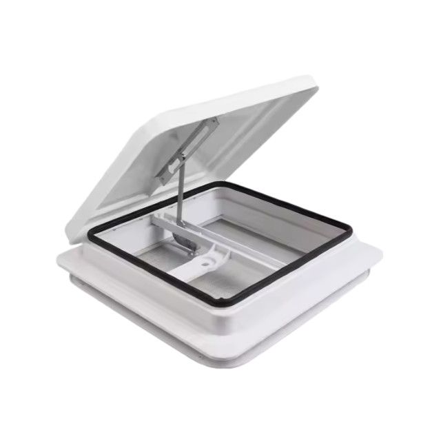 RV Non - Powered Roof Vent with 1.5&quot; Garnish Ring - VK100