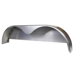 Aluminum Tandem Teardrop Fender | 72&quot; Long x 10&quot; Wide x 20&quot; Tall | for Double Axle Trailers – Multiple Options Available