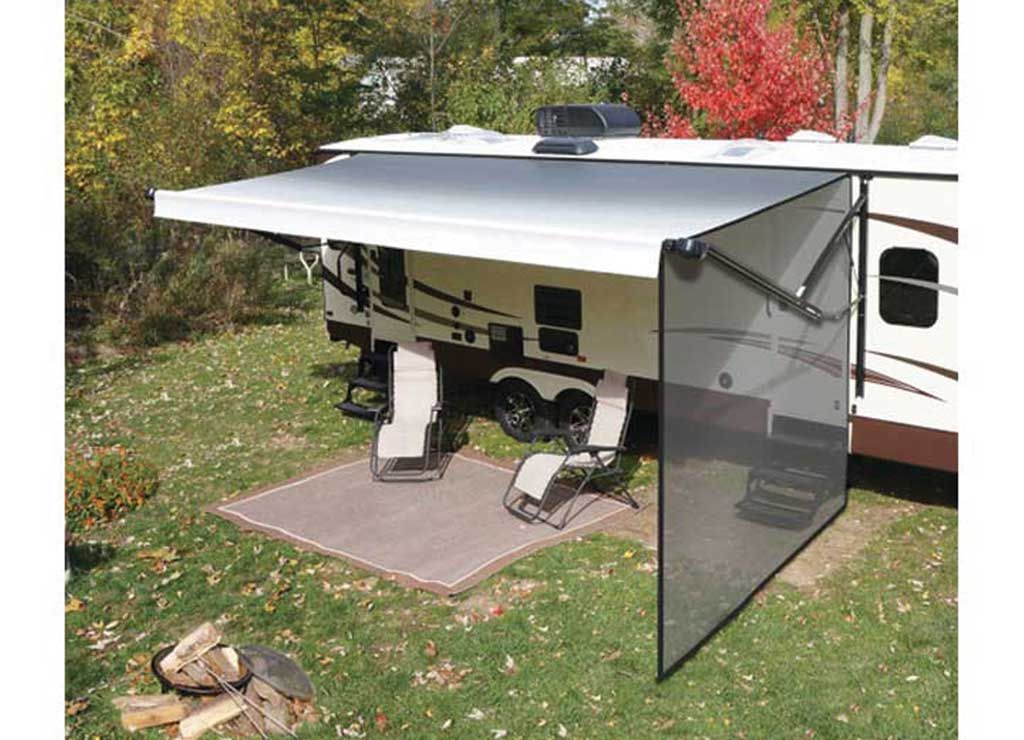 Lippert Black Side Panel Awning Shade - 8&#39; (37978608)