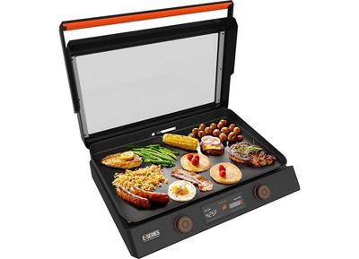 Blackstone 22&quot; E-Series Electric Tabletop Griddle with Hood (8001)