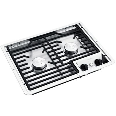 Dometic Drop-In RV 2-Burner Stainless Steel Propane Cooktop (50216)