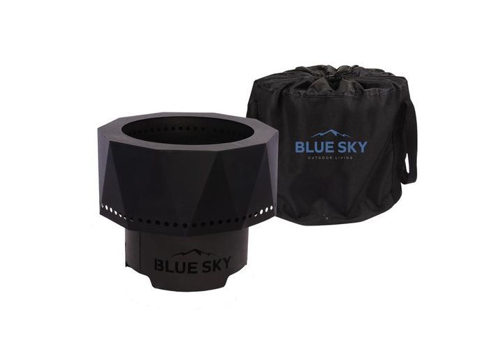 The Ridge Portable High-Efficiency Pellet Fire Pit – Black (PFP1513)