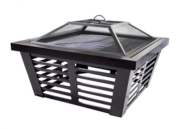 34&quot; Square Hudson Steel Wood Fire Pit (OFW191S)