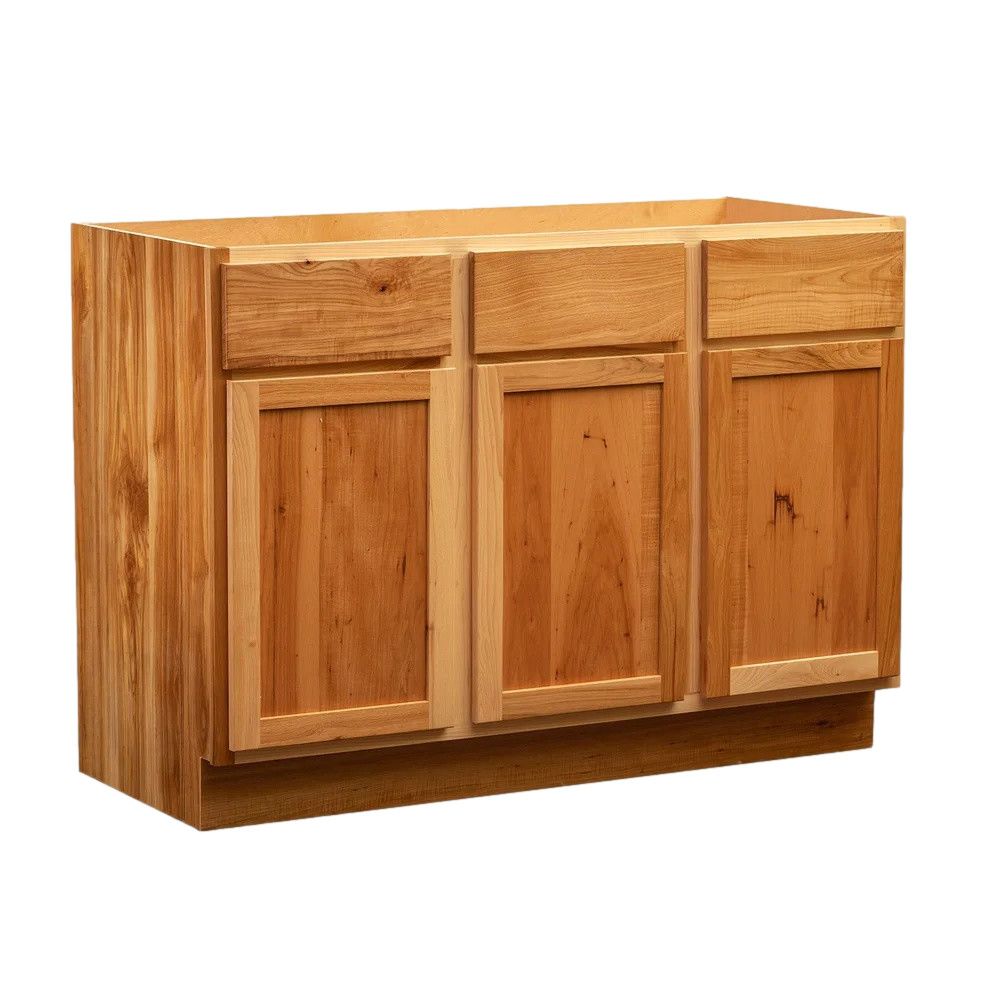 Vanity Sink Base Cabinet 48&quot; W x 31.5&quot; H x 21&quot; D - Rustic Hickory
