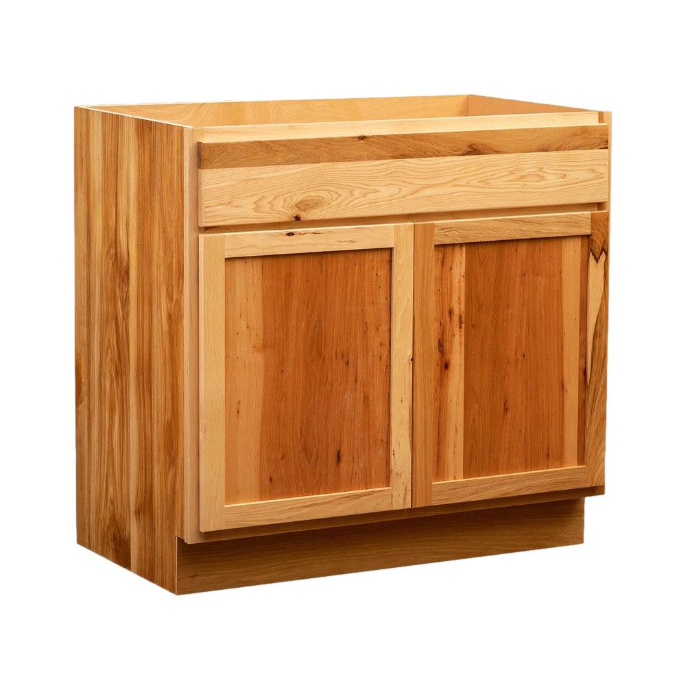 Vanity Sink Base Cabinet 36&quot; W x 31.5&quot; H x 18&quot; D - Rustic Hickory