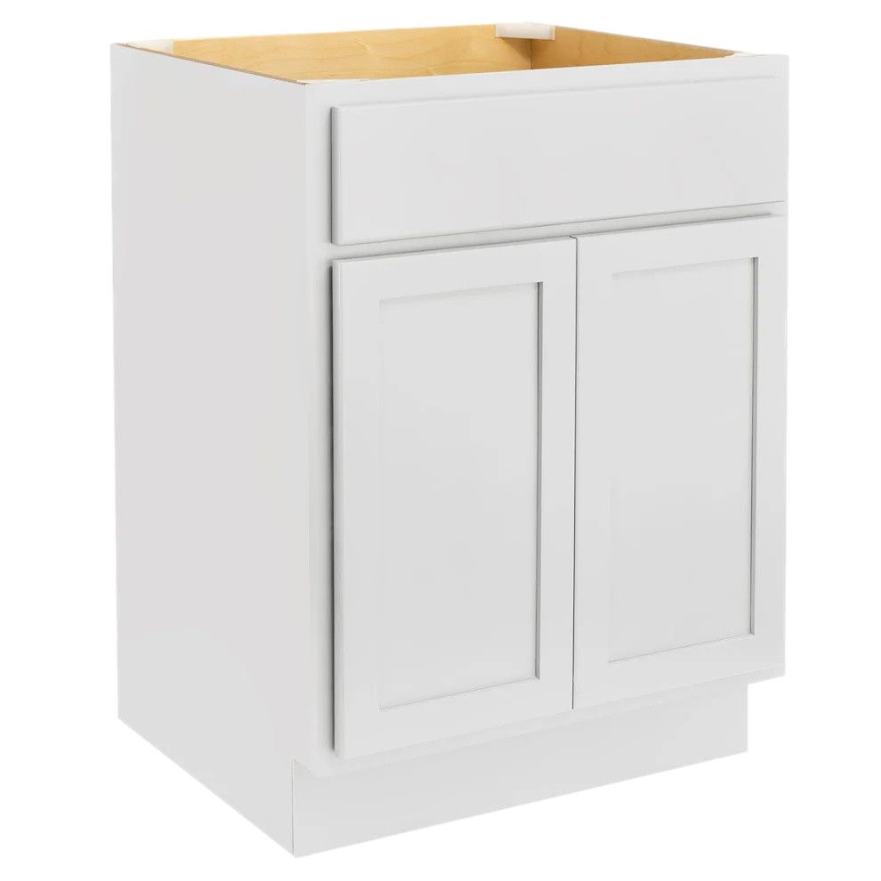 Vanity Sink Base Cabinet 33&quot;W x 34.5&quot; H x 21&quot; D - Pure White