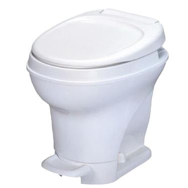 Thetford Aqua-Magic V Foot Flush High Profile RV Toilet White (31671)