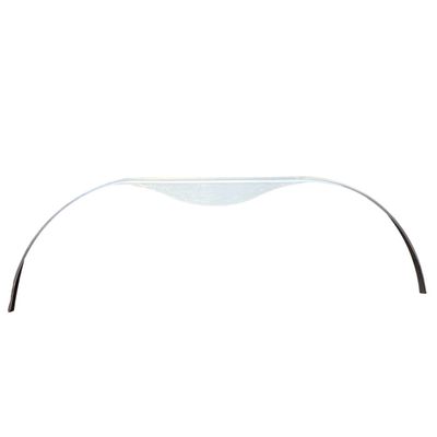 Smooth Aluminum Tandem Fender Flare 72&quot;L x 2&quot;W x 20&quot;H .063