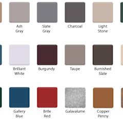 RX-4 Barn Metal Roofing 28 Gauge 1&quot; Rib 10&#39; Long – Multiple Colors Available