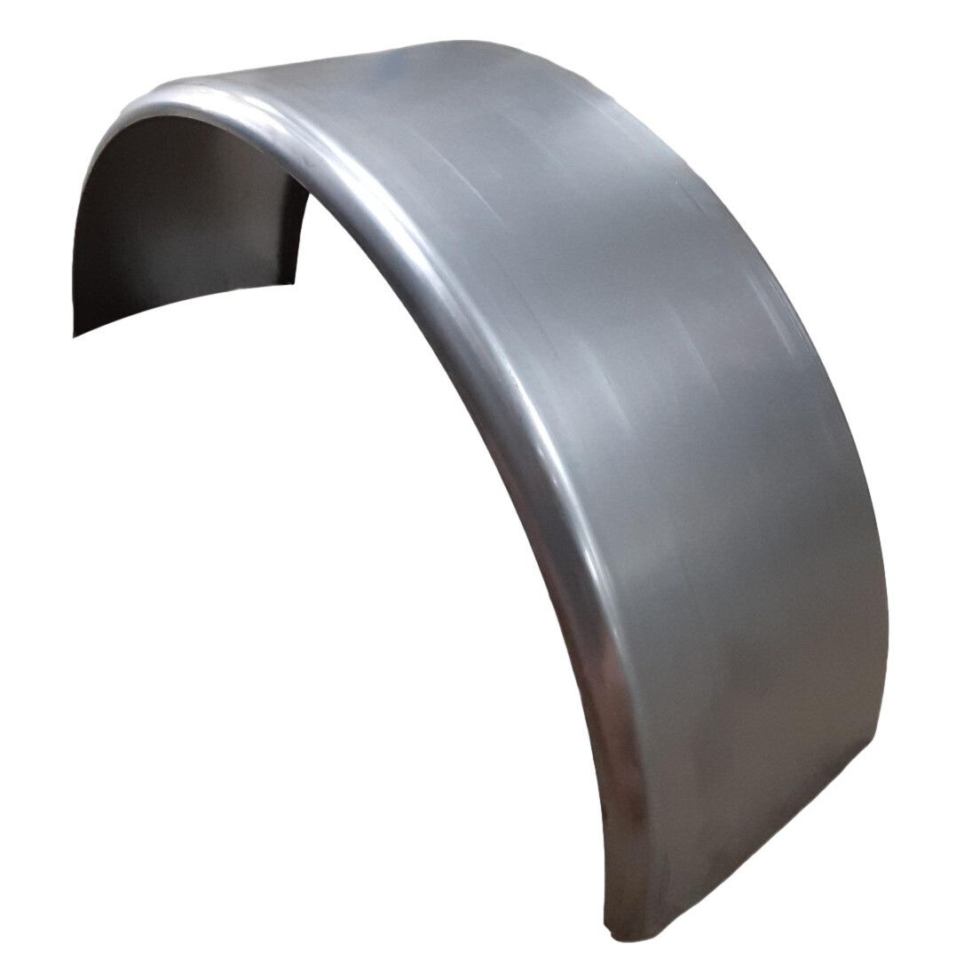 Aluminum Round Top Fender | 32&quot; Long x 10&quot; Wide x 15&quot; Tall | for Single Axle Trailers - Multiple Options Available