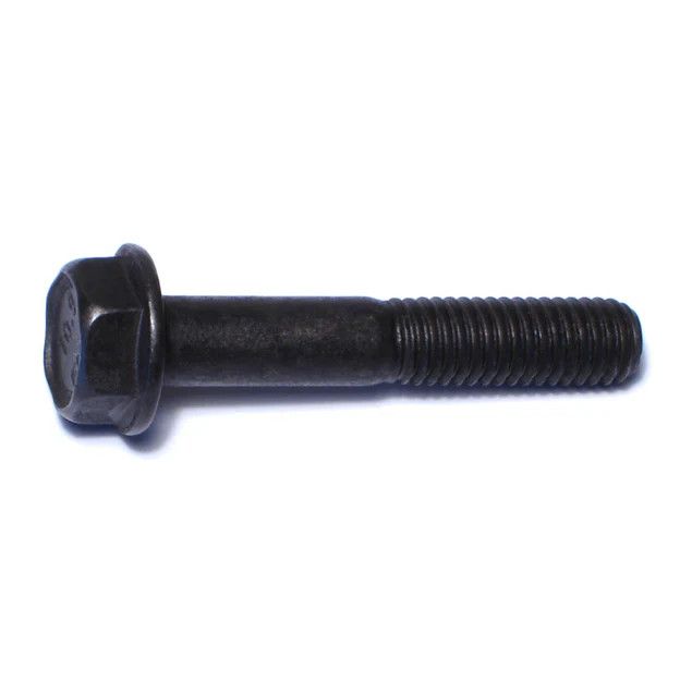 8mm-1.25 x 45mm Black Phosphate Class 10.9 Hex Washer Head Flange Bolts (1lb Bag) (06549)