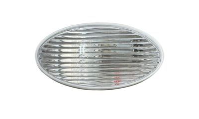 12V White Oval Incandescent Porch Light with Clear Len (L8071)
