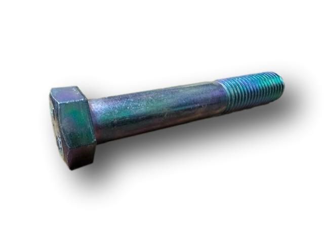 7/8&quot;-9 x 5-1/2&quot; Blue Rinsed Zinc Grade 8 Hex Cap Screw (2 Pack) (06643)