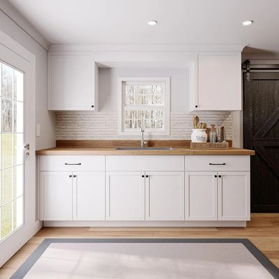 8&#39; Kitchen Cabinet Starter Kit - Pure White