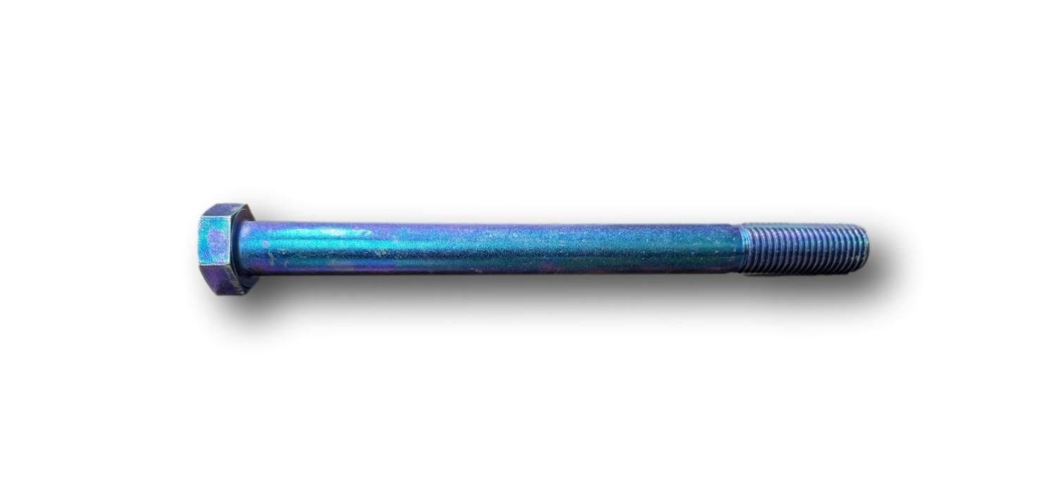 1&quot;-8 x 12&quot; Blue Rinsed Grade 8 Steel Hex Cap Screws (2 Pack) (06663)