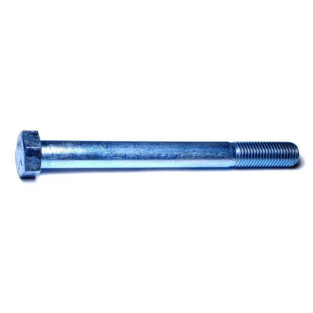 7/8&quot;-9 x 9&quot; Blue Rinsed Zinc Grade 8 Hex Cap Screw (2 Pack) (06647)